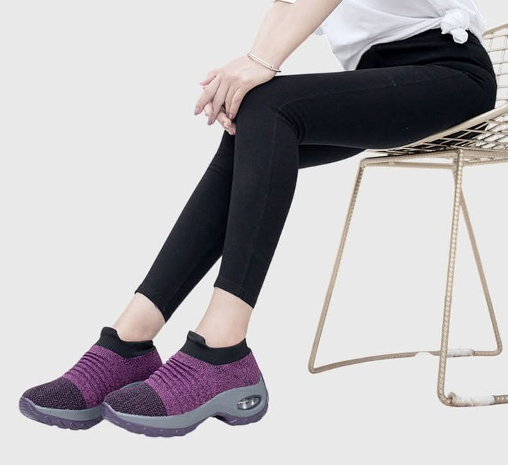 Women’s Slip-On Platform Sneakers – Orthopedic Comfort & Style