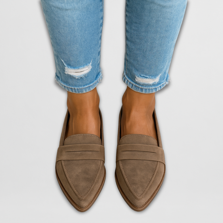 Nadia - Suede Moccasins