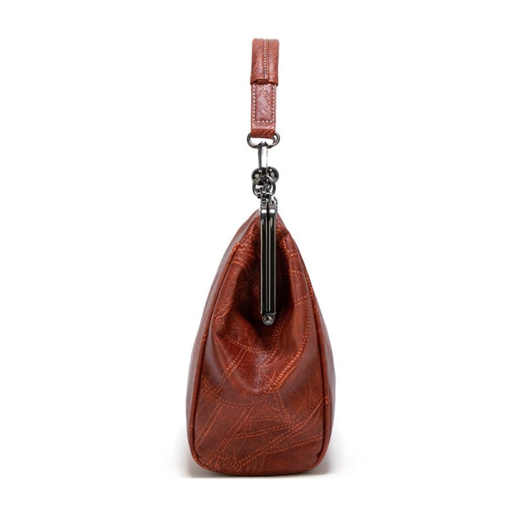 Mila | Timeless Vintage Bag with Elegant Saddle Strap Closure