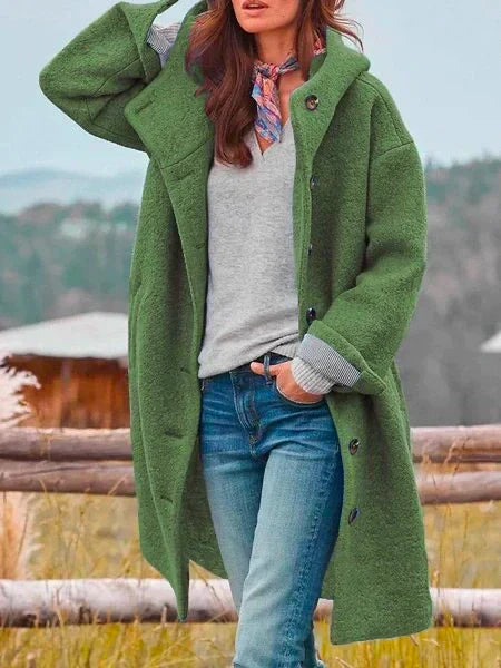 Kristi – Elegant Coat with Long Sleeves