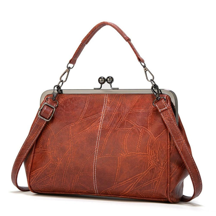 Mila | Timeless Vintage Bag with Elegant Saddle Strap Closure
