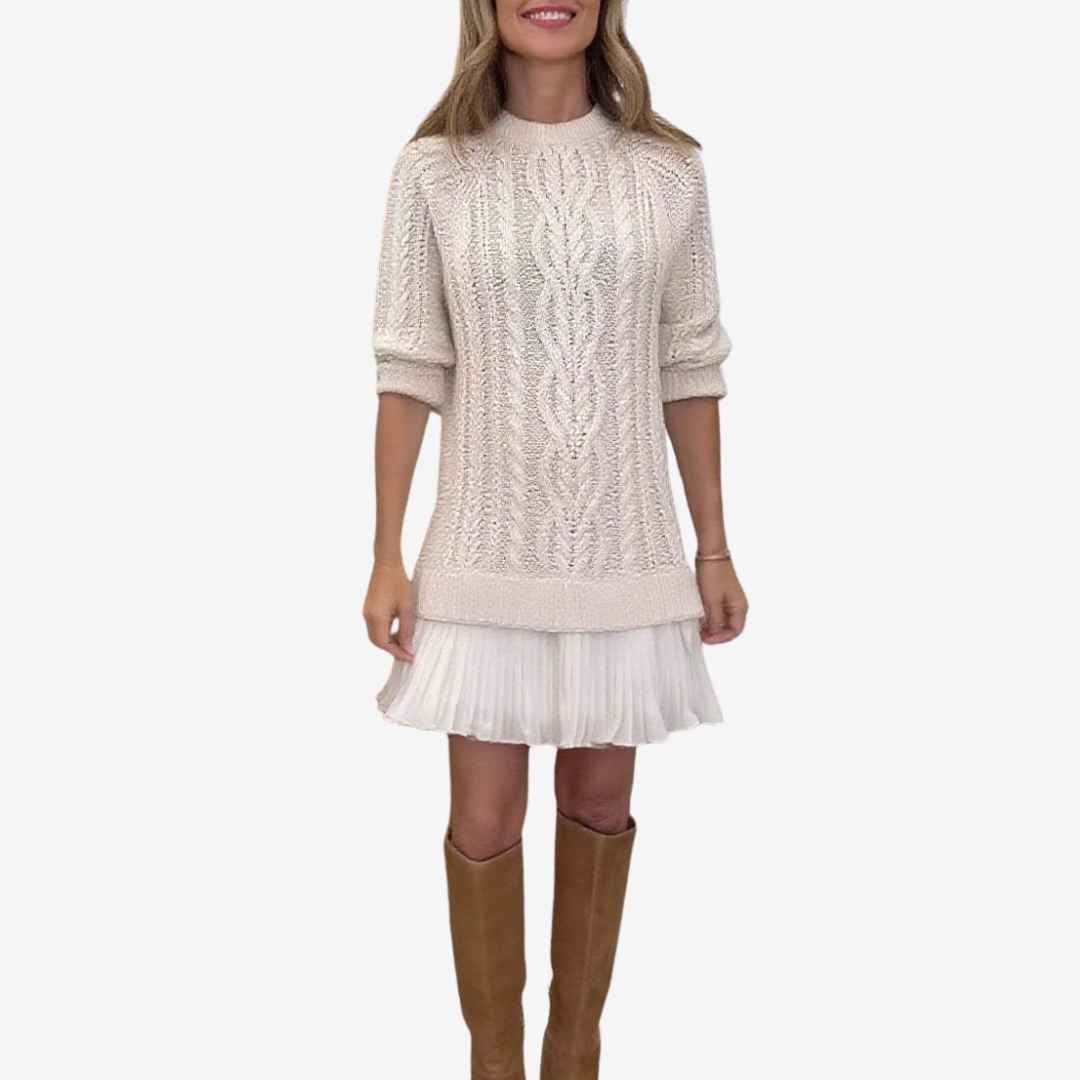 Darcy – Elegant Fitted Knit Dress