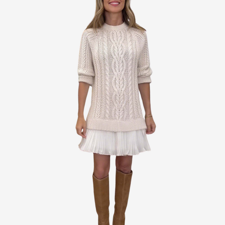 Darcy – Elegant Fitted Knit Dress