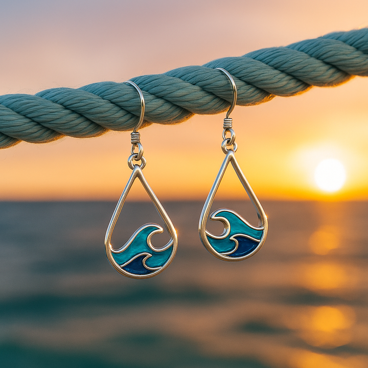 Roxy | Wavy Water Earrings