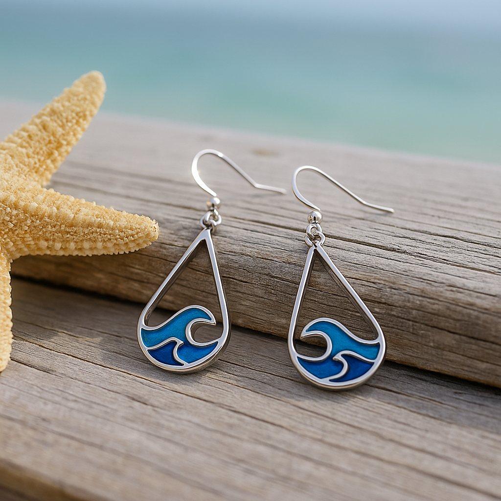 Roxy | Wavy Water Earrings