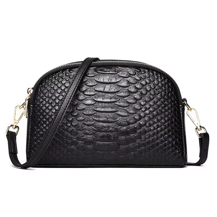 Cora | Beautiful Mini Crossbody Bag Made of Faux Leather with Crocodile Pattern