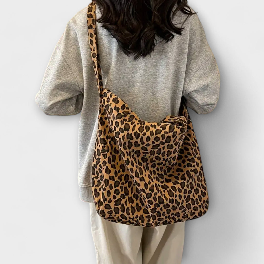 Jade - Stylish Leopard Print Tote