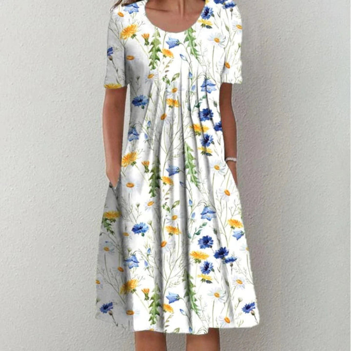 Aleana – Stylish Summer Flower Dress