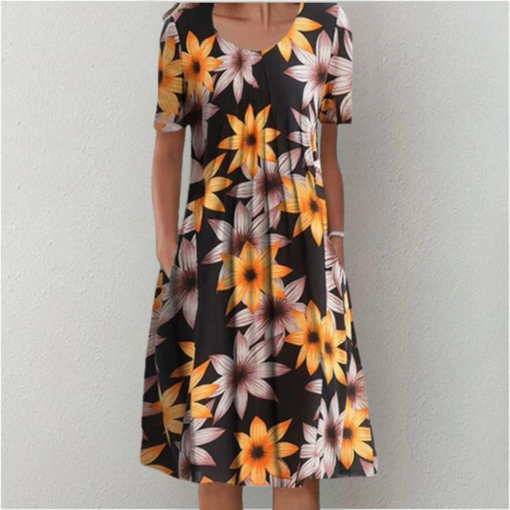 Aleana – Stylish Summer Flower Dress