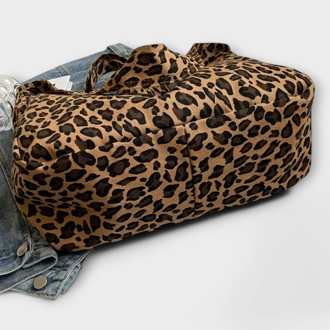 Jade - Stylish Leopard Print Tote