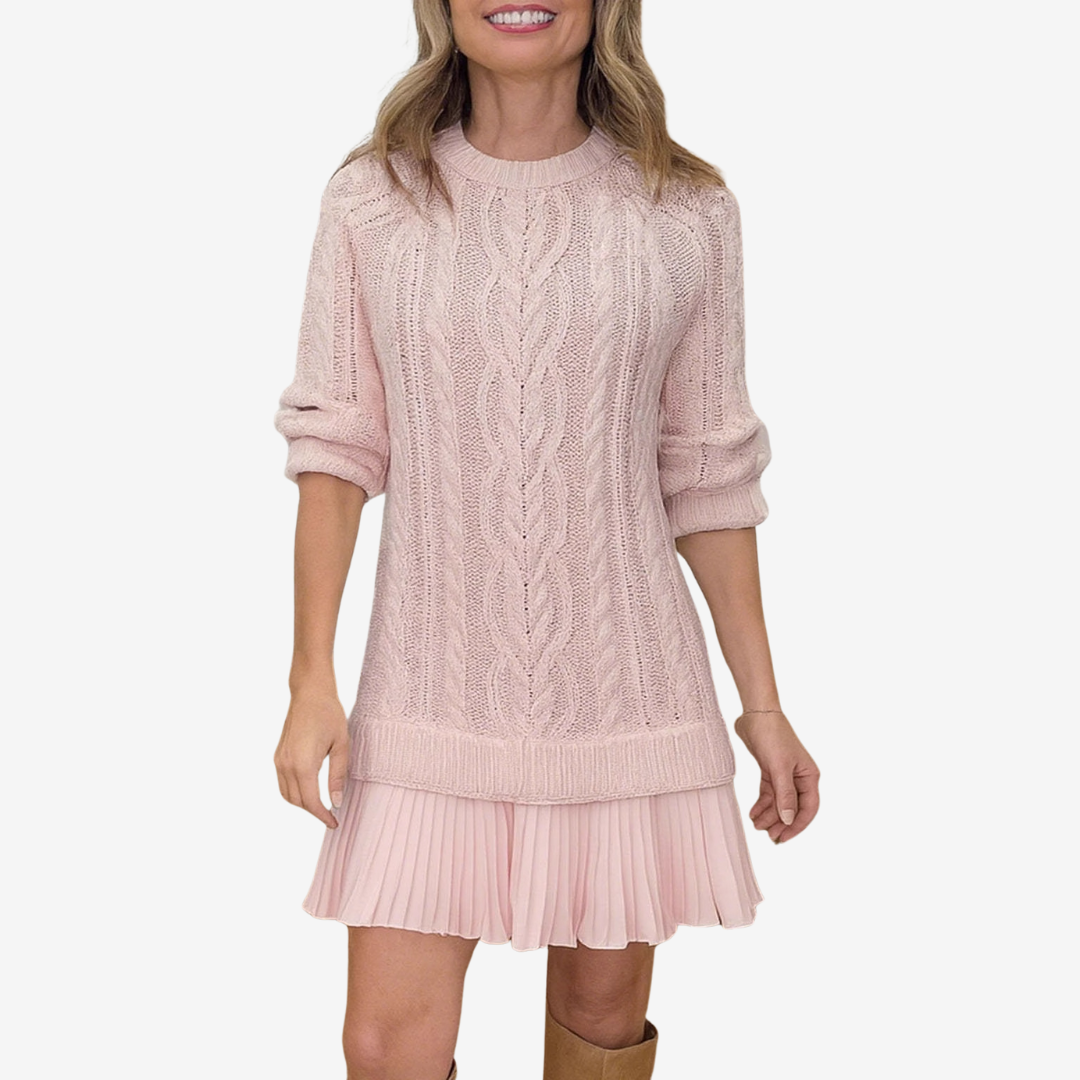 Darcy – Elegant Fitted Knit Dress