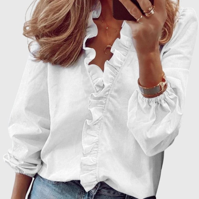Josie - Ruffled Blouse