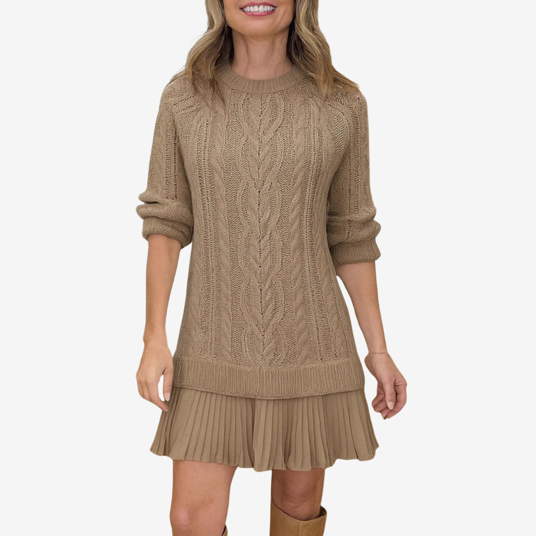Darcy – Elegant Fitted Knit Dress