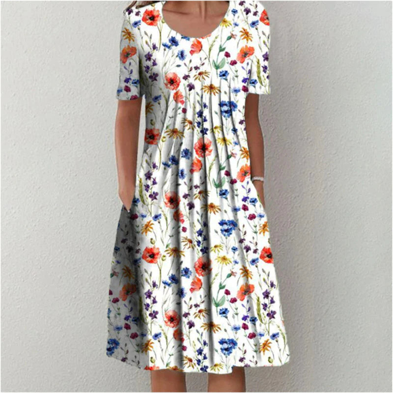 Aleana – Stylish Summer Flower Dress