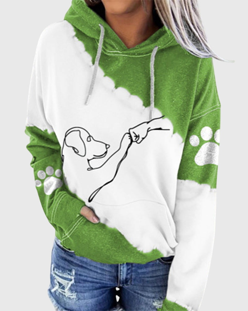"Pet-Lover" Long-sleeved hoodie