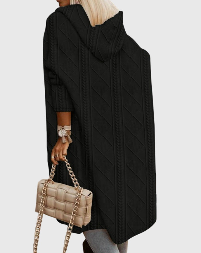 Jasmine - Long Hooded Cardigan