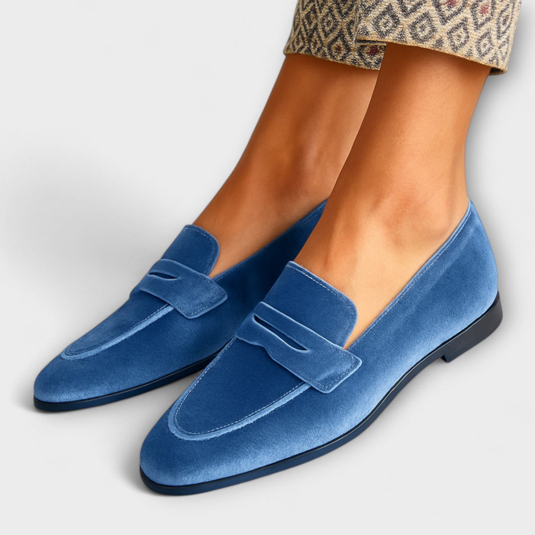 Louise - Soft Velour House Slippers