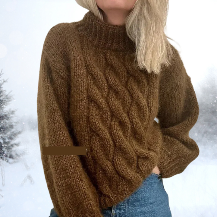 Rosie - Jacquard Cozy Turtleneck Sweater