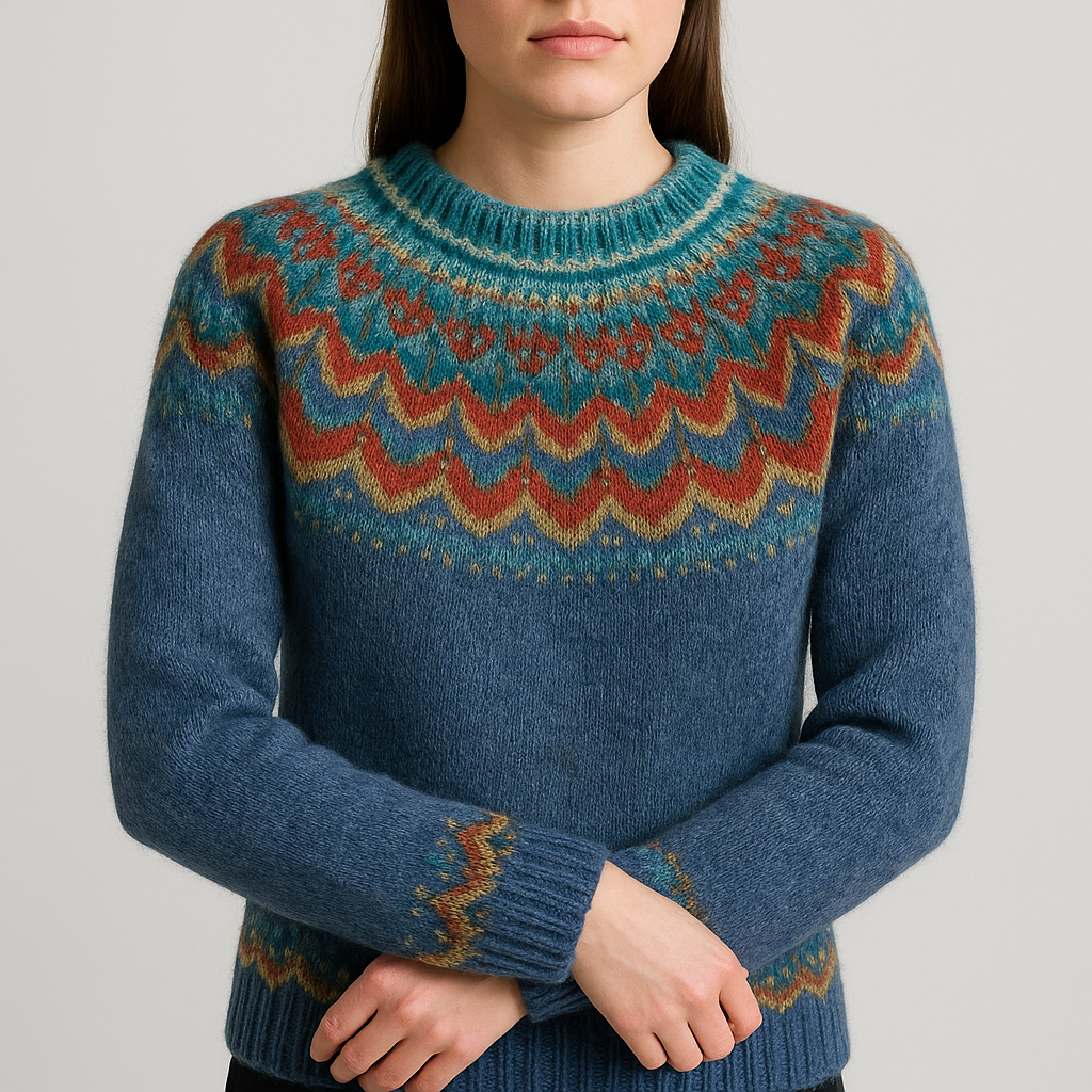 Belle - Vintage Crew Neck Sweater
