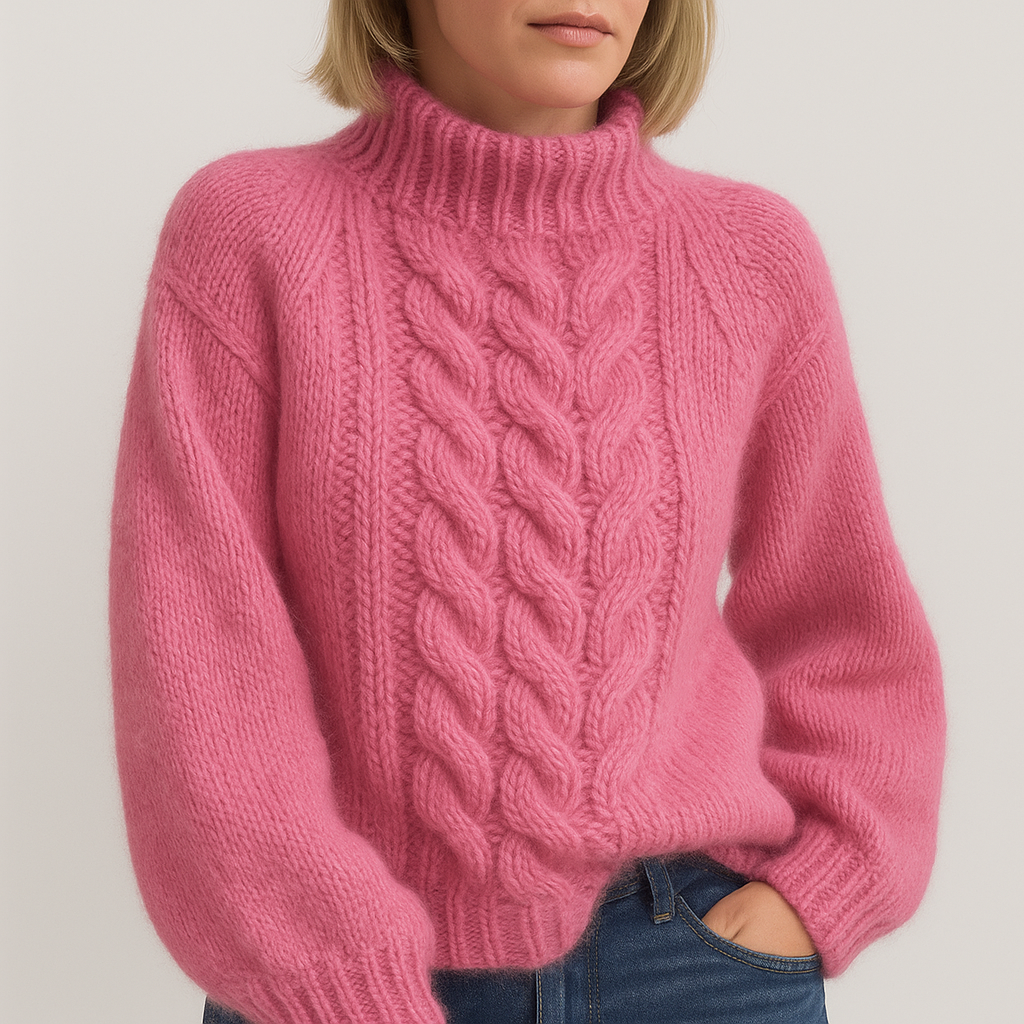 Rosie - Jacquard Cozy Turtleneck Sweater