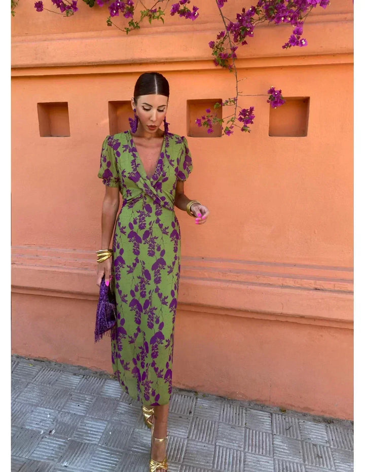 Rhiannon - Long Printed Dress