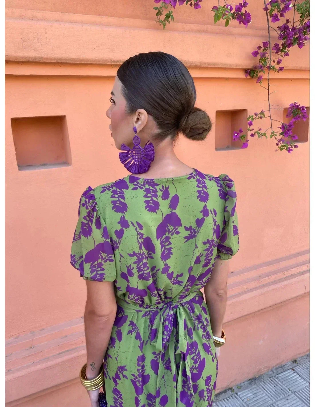 Rhiannon - Long Printed Dress