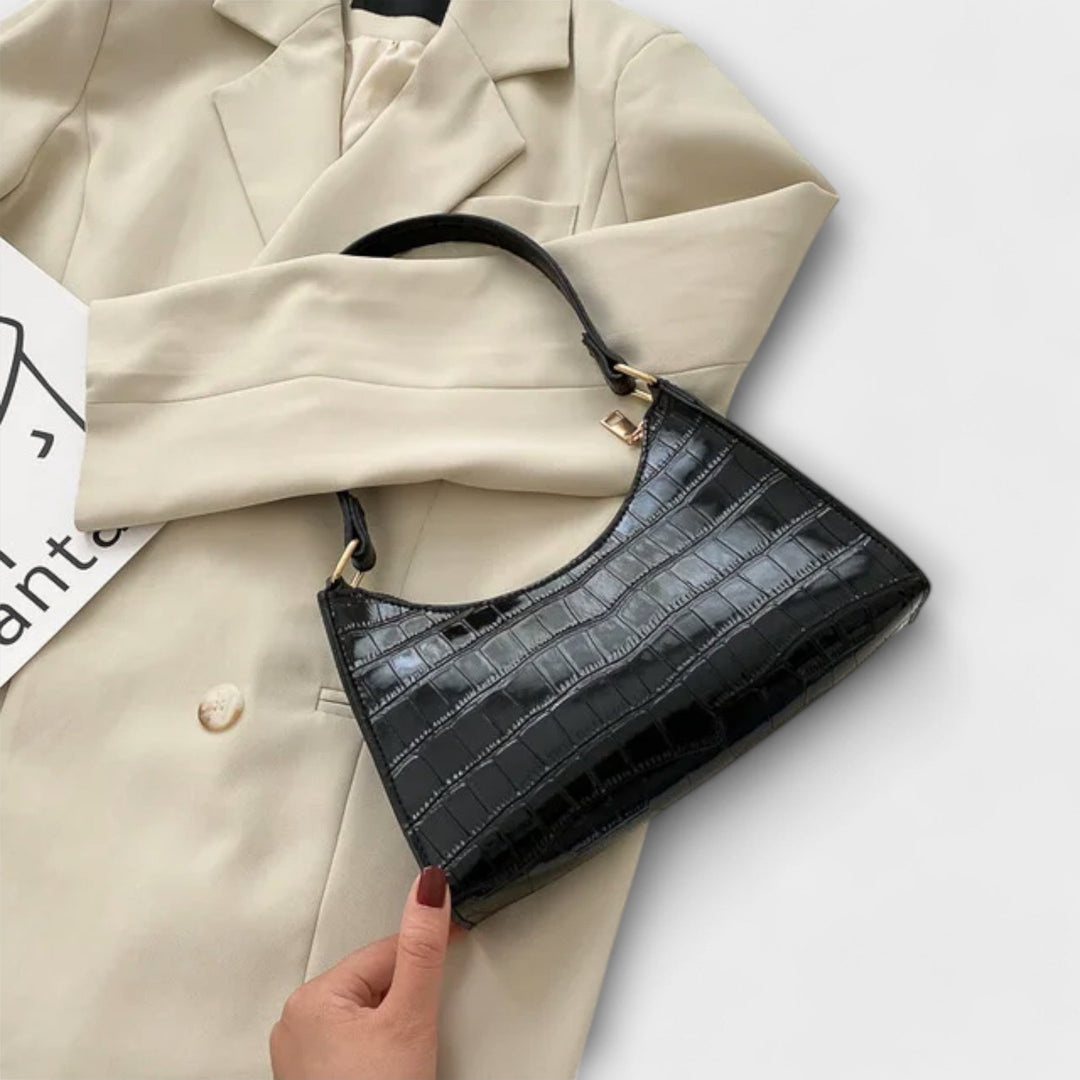 Kelly - Shiny Leather Bag