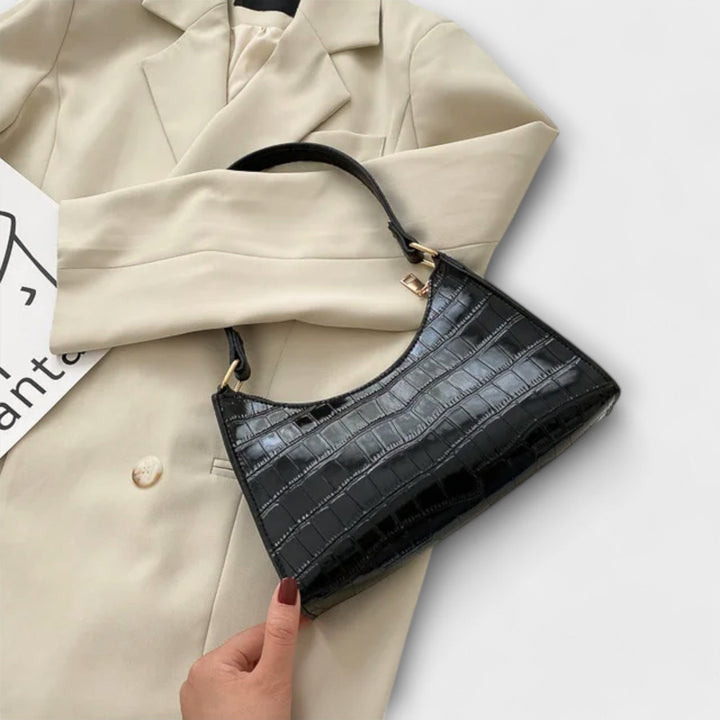 Kelly - Shiny Leather Bag