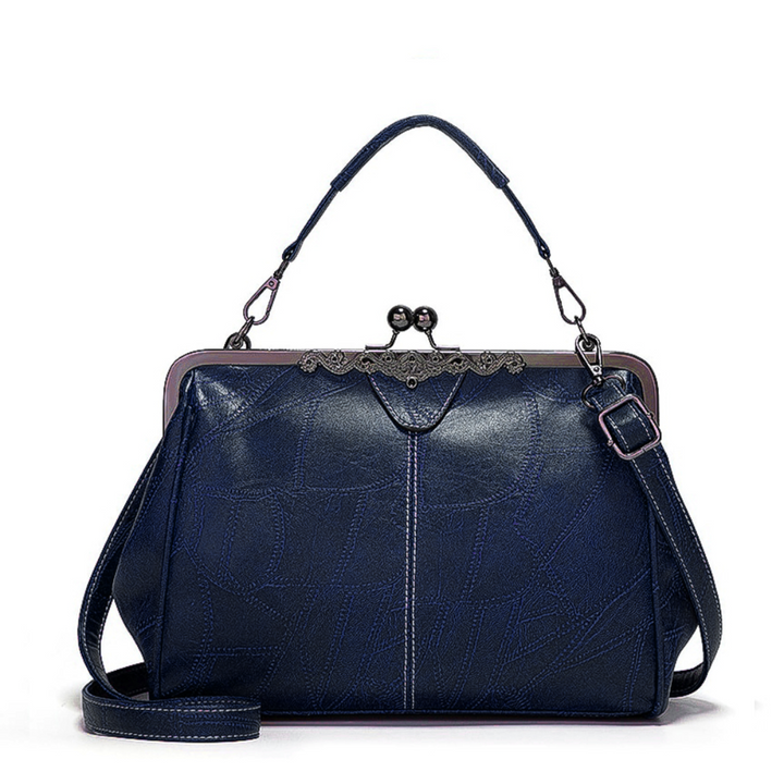 Mila | Timeless Vintage Bag with Elegant Saddle Strap Closure