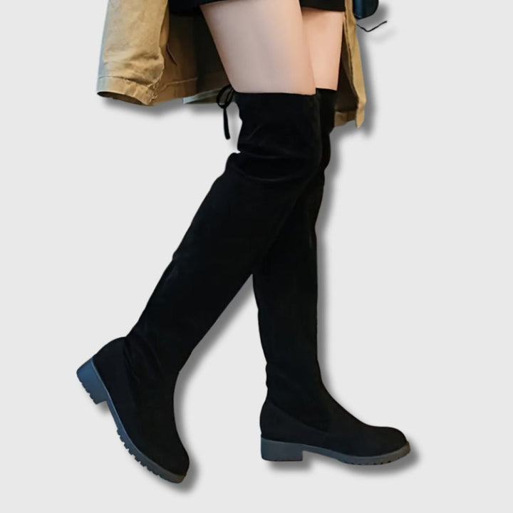 Suzanne – Women's Flat Heel Over-the-Knee Boots | Limited Edition