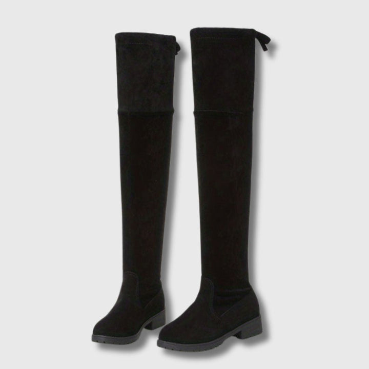 Suzanne – Women's Flat Heel Over-the-Knee Boots | Limited Edition