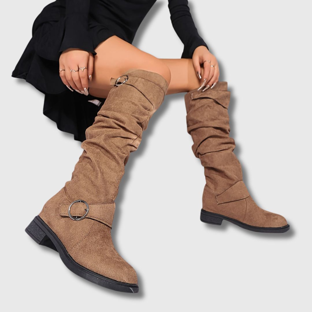 Christelle - Women's Belted Boots | Limited Edition