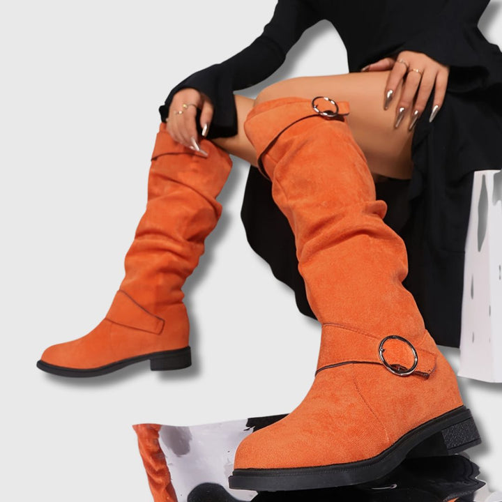 Christelle - Women's Belted Boots | Limited Edition