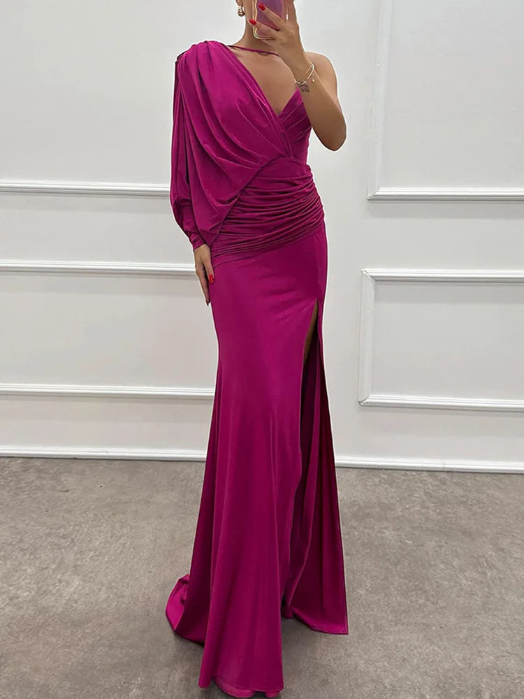 Iliana - One-Shoulder Dress
