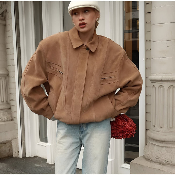 Briseis - Coat with Artistic Design and Chic look