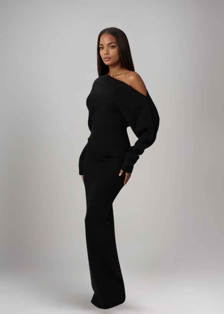 Rosa - Strapless Maxi Knit Dress