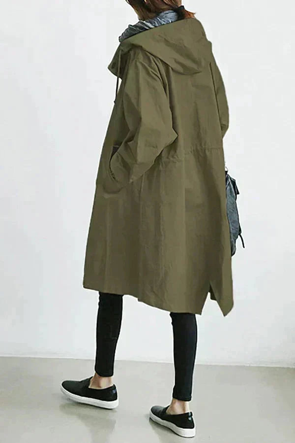 Lunara - Stylish Belt Trench Coat