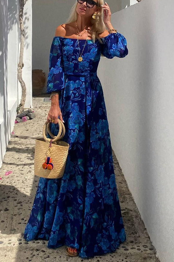 Francesca - Long Floral Dress