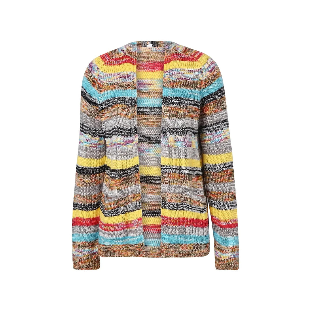 Beth - Vibrant Multicoloured Cardigan