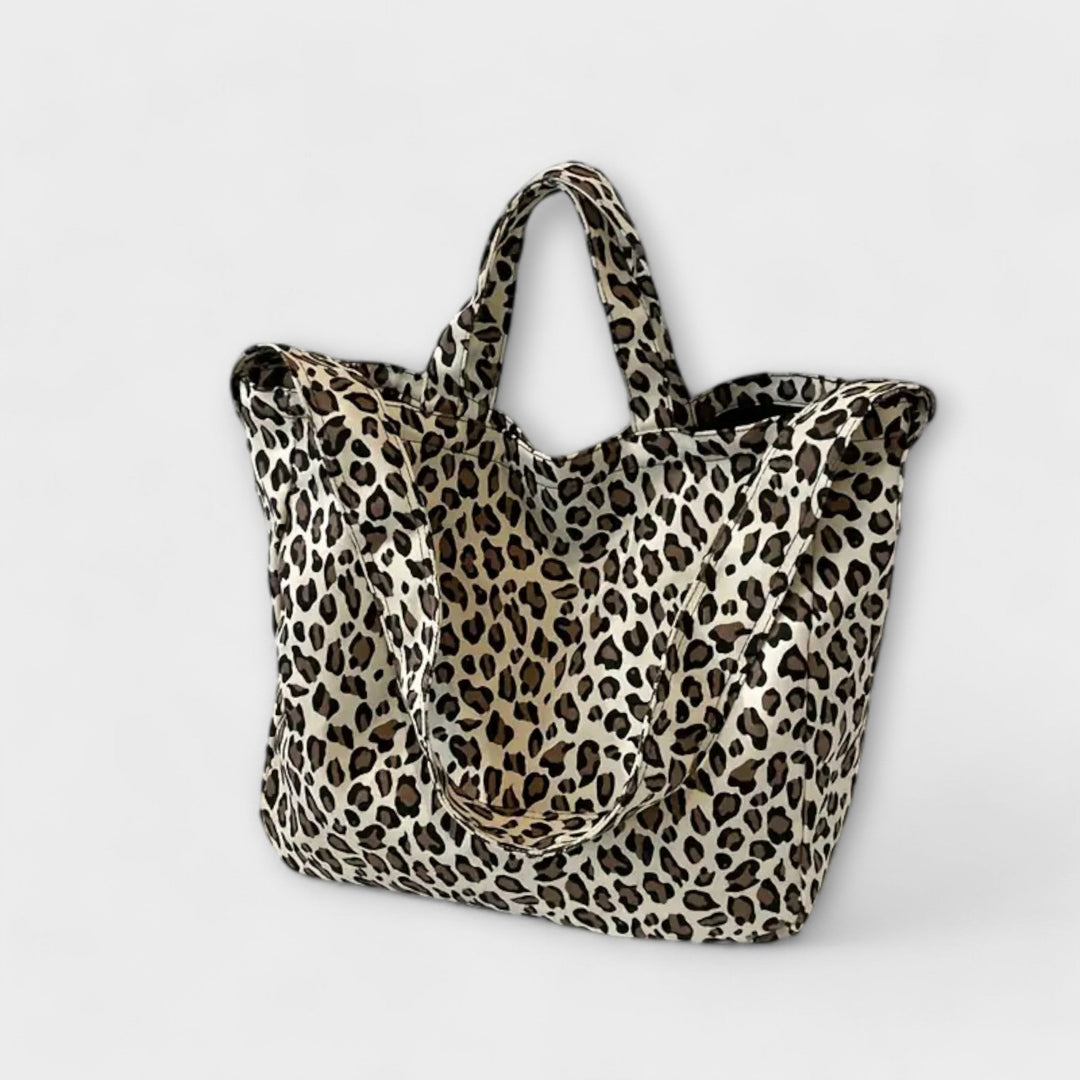 Jade - Stylish Leopard Print Tote
