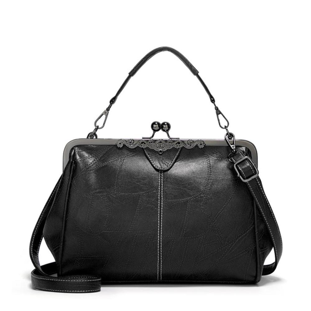 Mila | Timeless Vintage Bag with Elegant Saddle Strap Closure