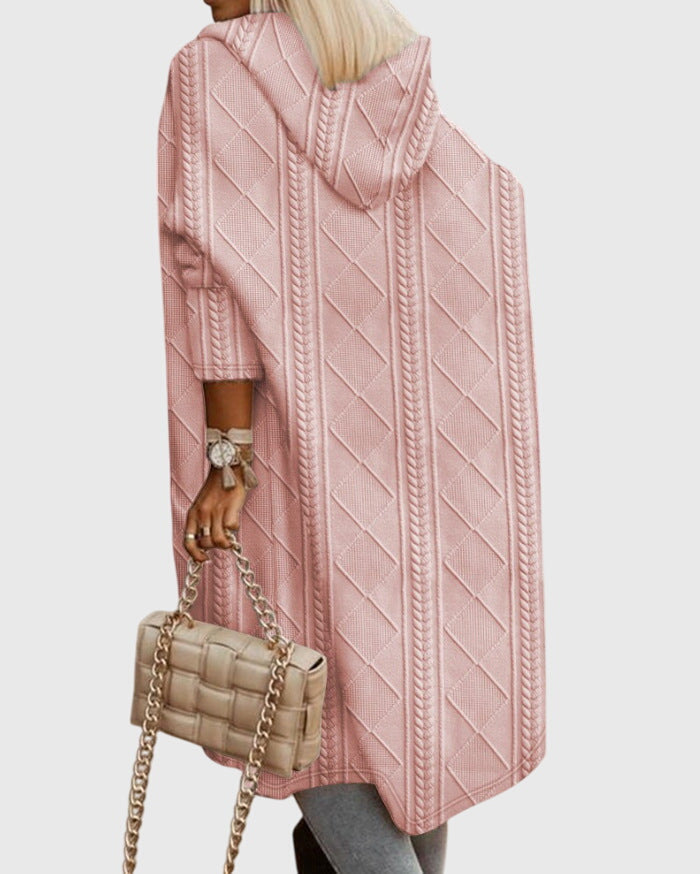 Jasmine - Long Hooded Cardigan