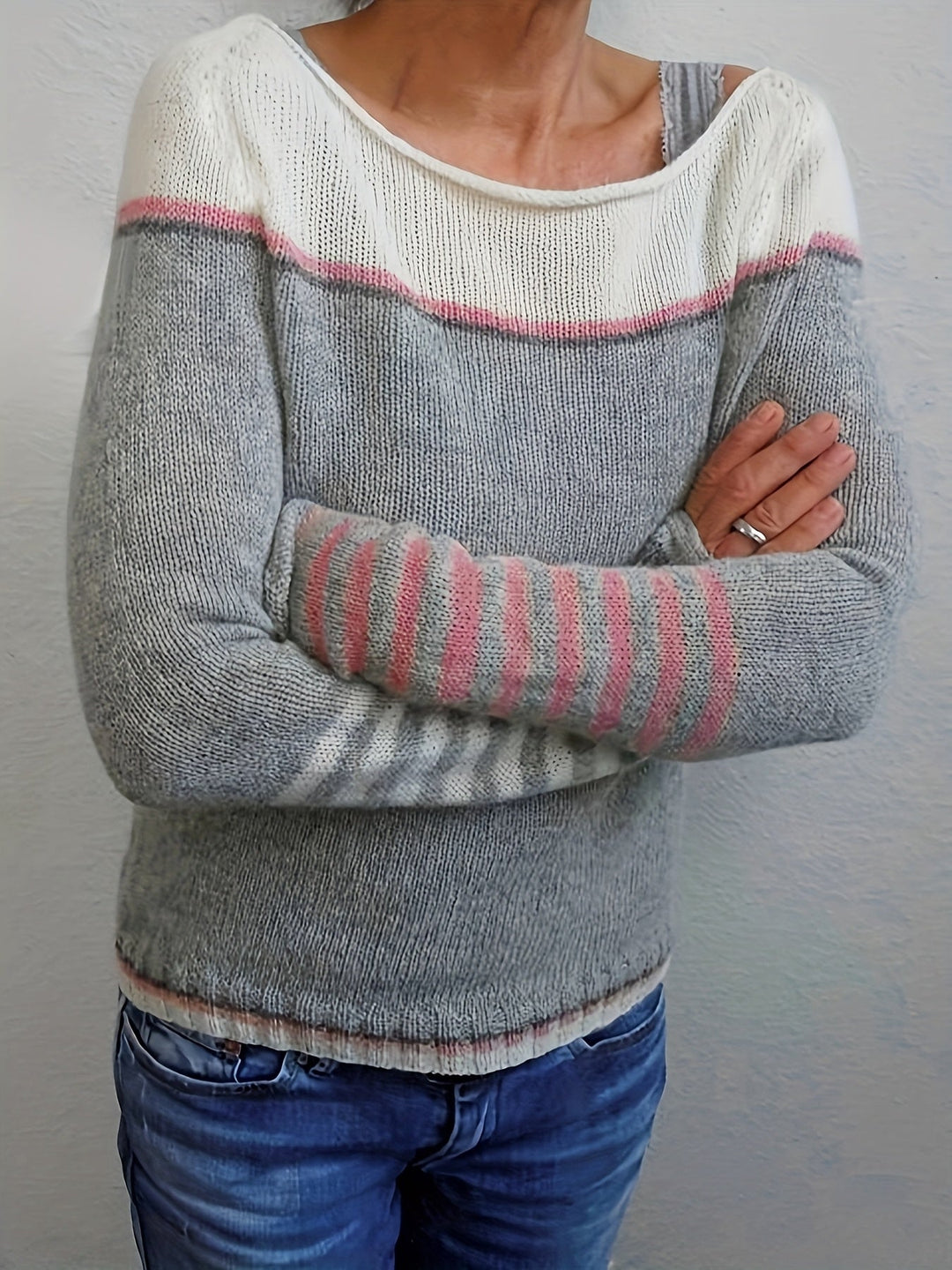 Catherine – Classic Striped Sweater