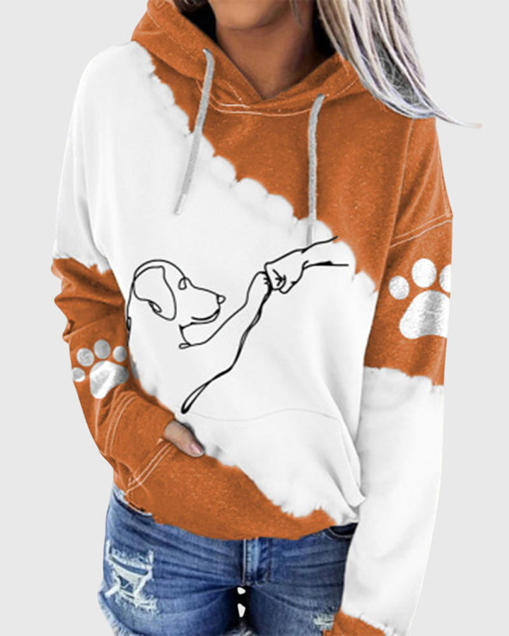 "Pet-Lover" Long-sleeved hoodie