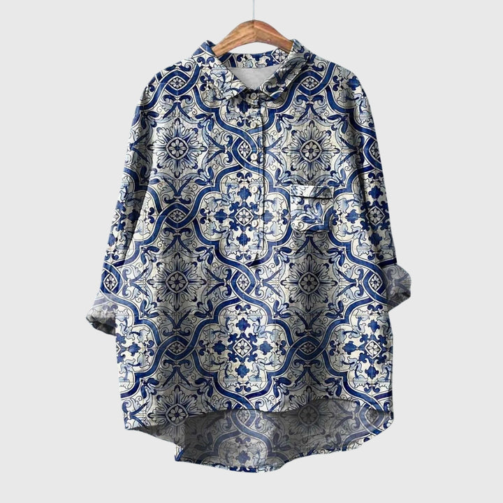 Liesa™ | Elegant Women's Floral Shirt