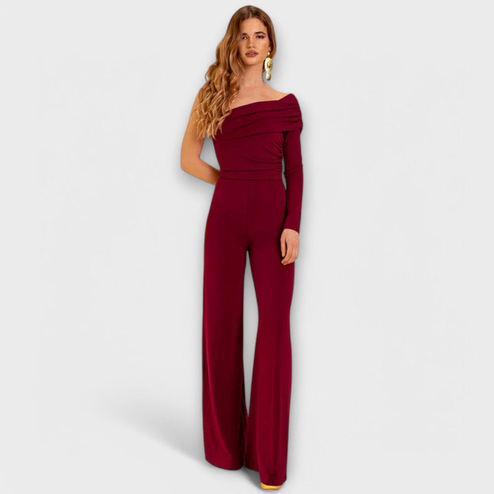 Elegant one-shoulder jumpsuit