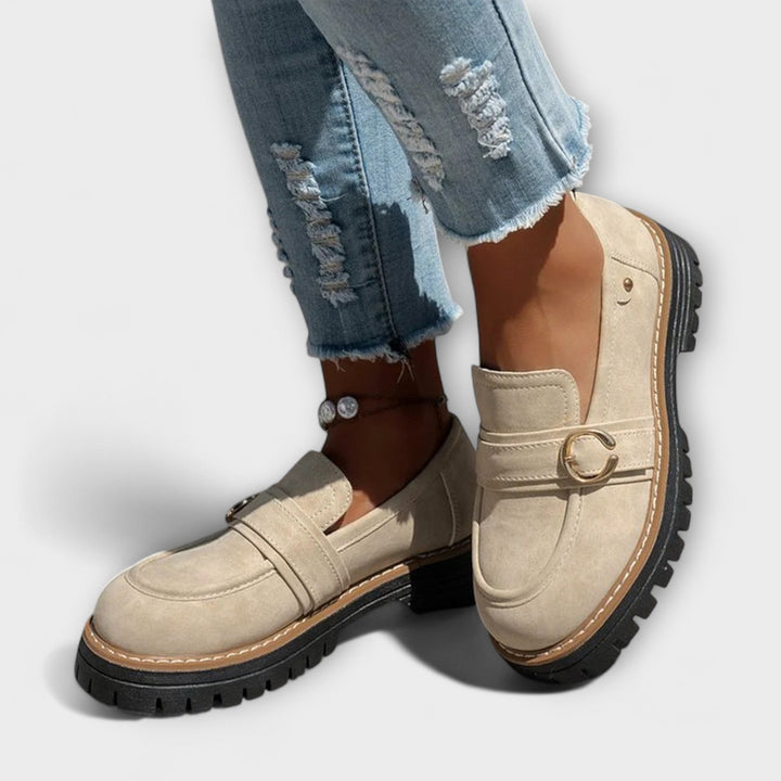 Elaine - Casual pointed-toe loafers