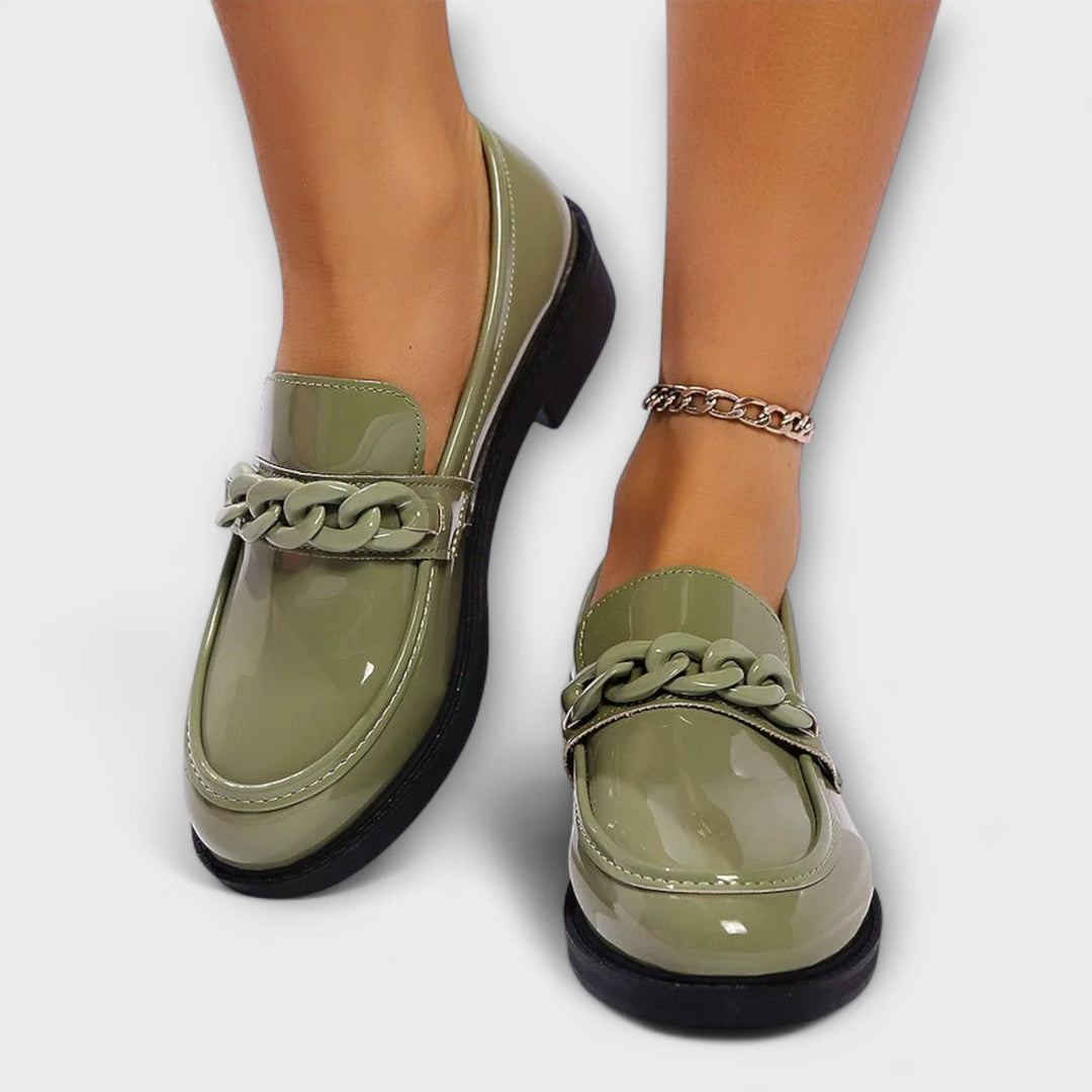 Deanne - Tea Pot Shape Casual Shoes, Loafers