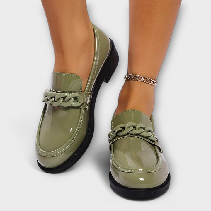 Deanne - Tea Pot Shape Casual Shoes, Loafers