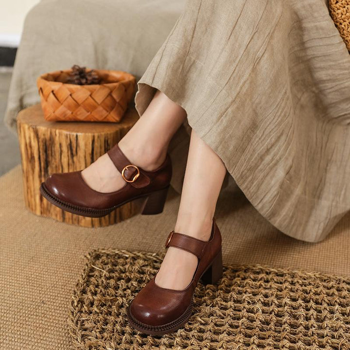 Marieli - Leather Mary Janes - Comfort and Style for Every Day